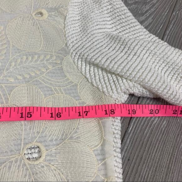 Corey Lynn Calter Anthro embroidered sweatshirt - Picture 5 of 6